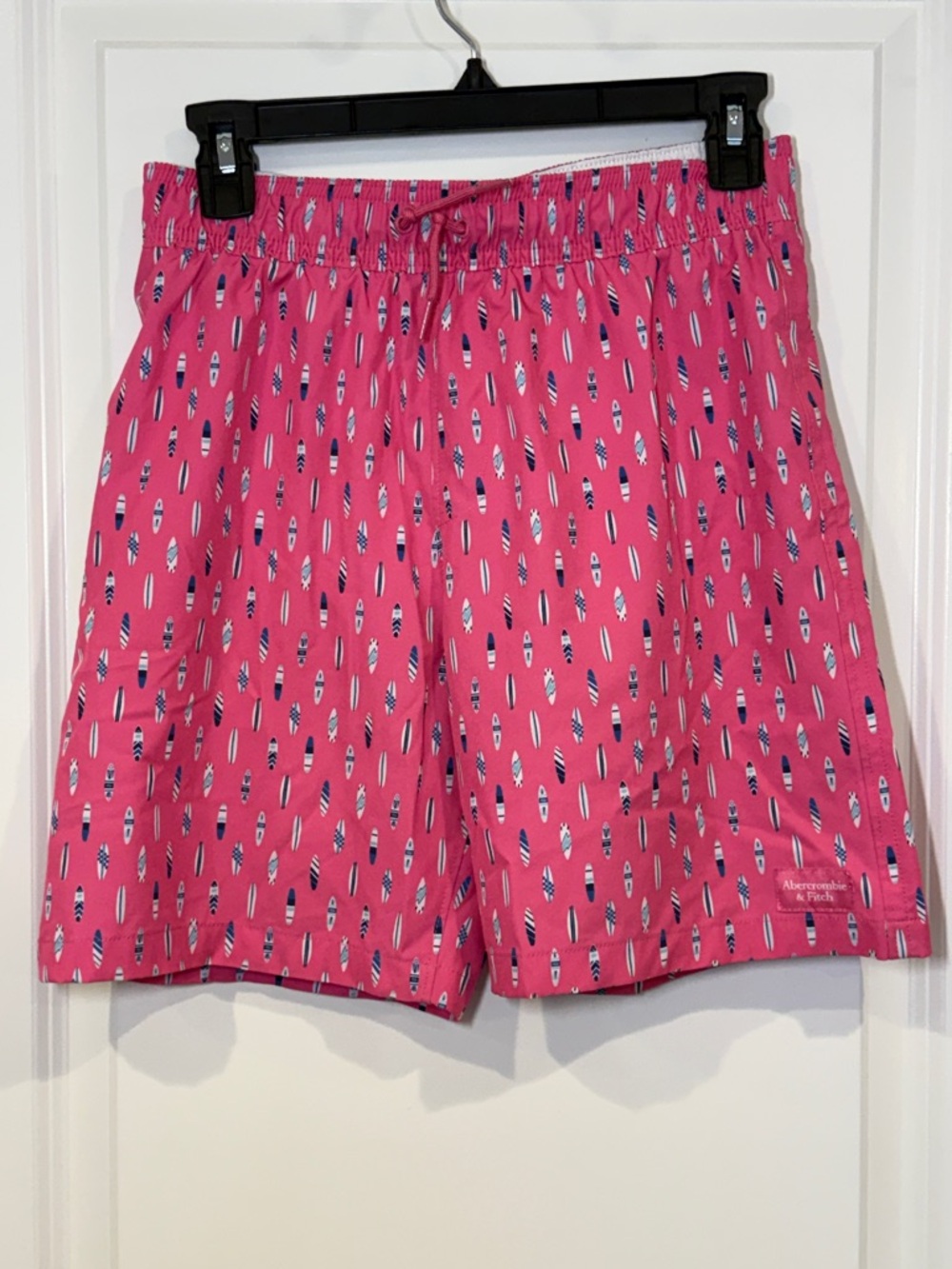 Abercrombie & Fitch Hot Pink Surfboard-Print Women’s Shorts